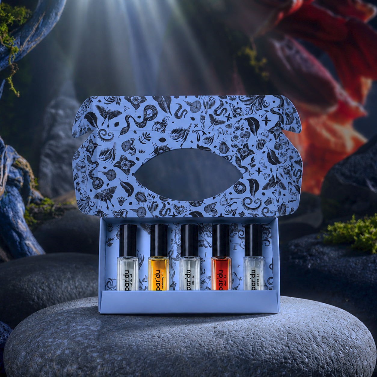 package open with 5 scents